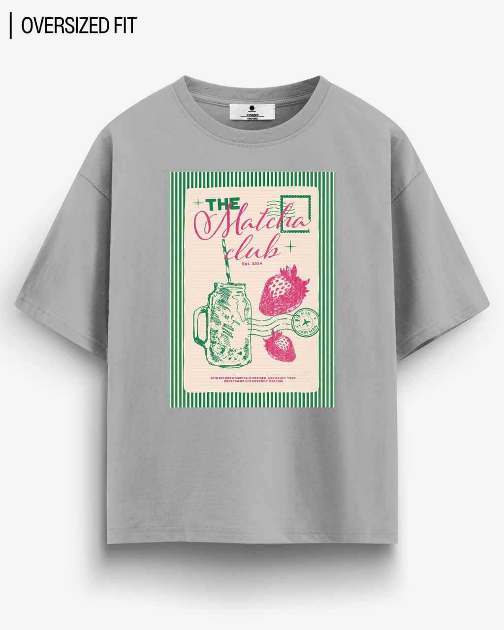 MATCHA CLUB OVERSIZED T-SHIRT