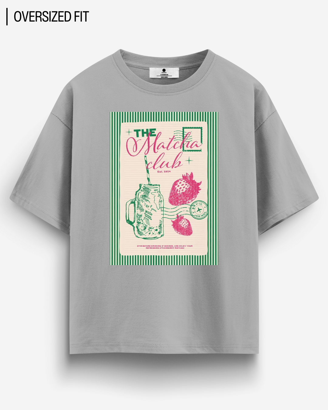 MATCHA CLUB OVERSIZED T-SHIRT
