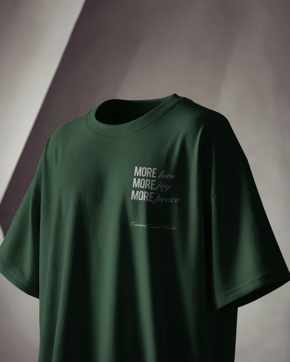 MORE LOVE MORE JOY OVERSIZED T-SHIRT