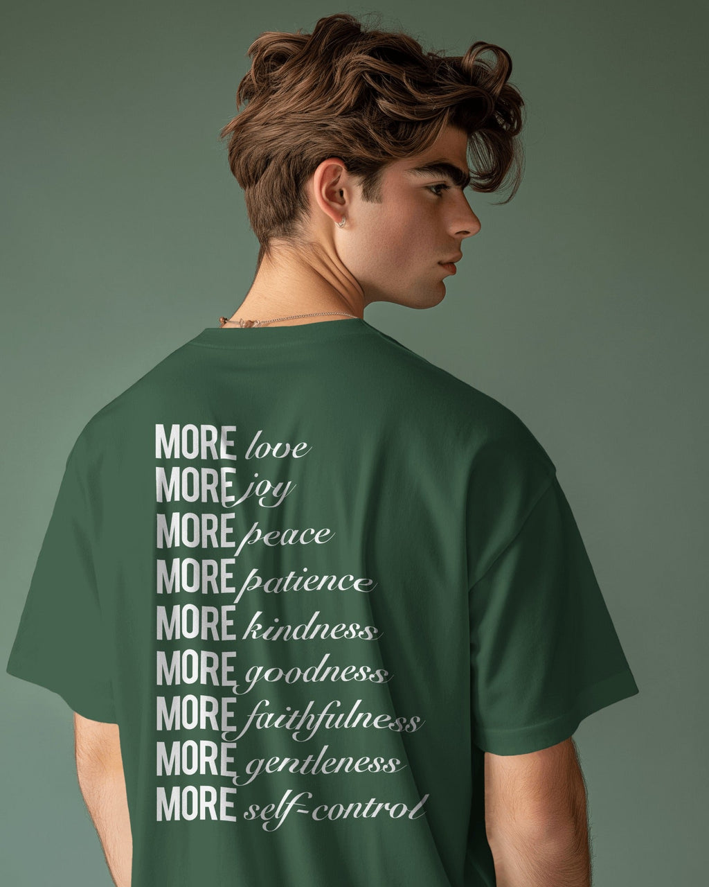 MORE LOVE MORE JOY OVERSIZED T-SHIRT