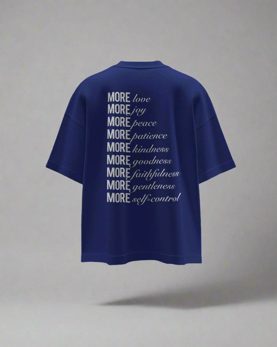 MORE LOVE MORE JOY OVERSIZED T-SHIRT