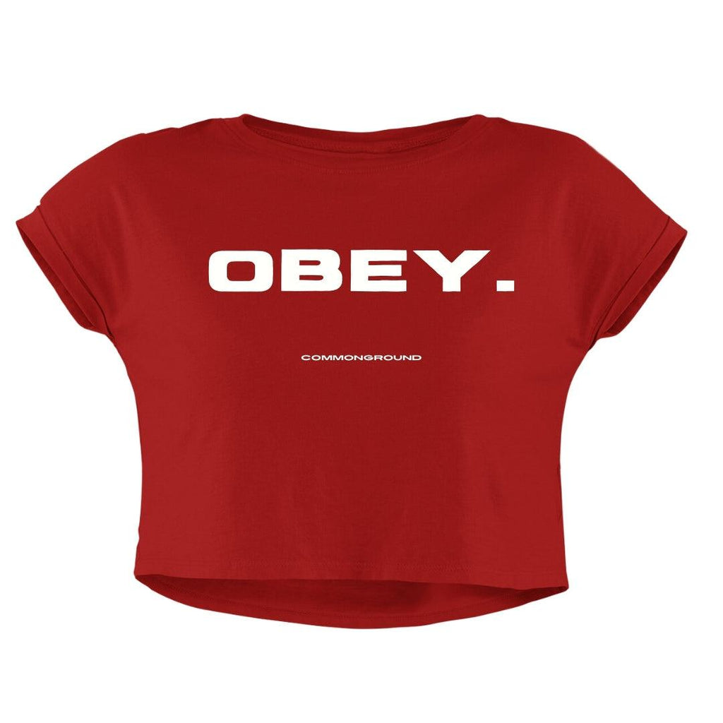 OBEY CROP TOP