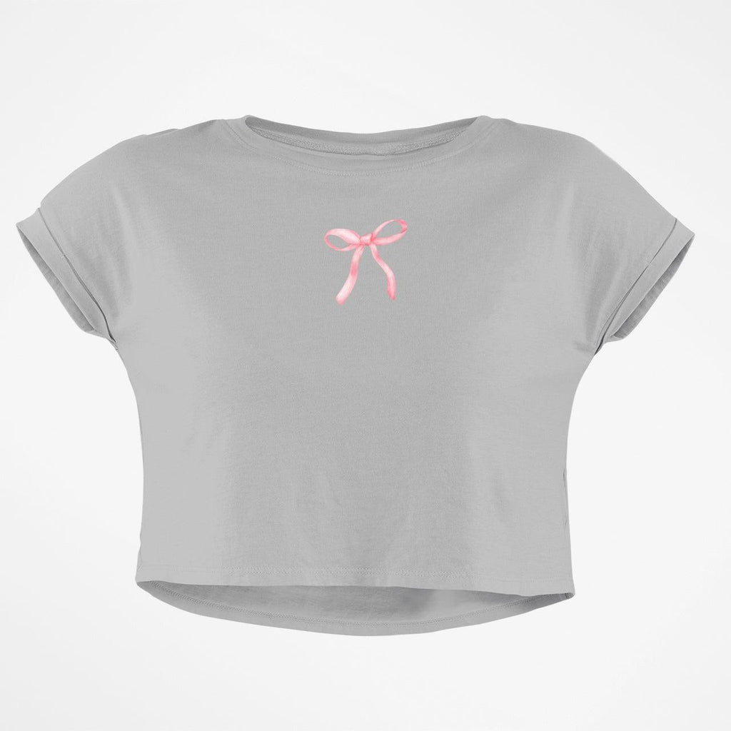 PINK BOW CROP TOP