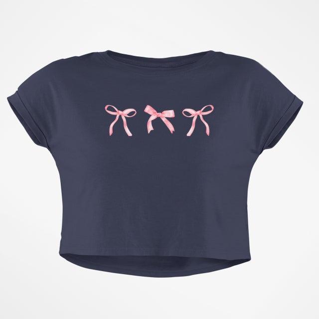 PRINCESS BOWS CROP TOP