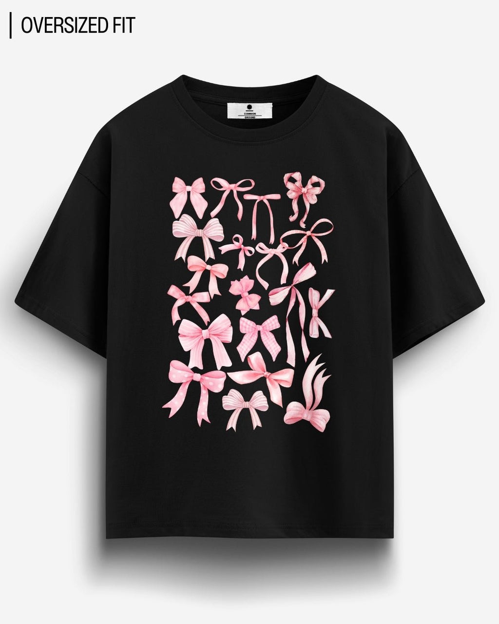 PRINCESS BOWS OVERSIZED T-SHIRT