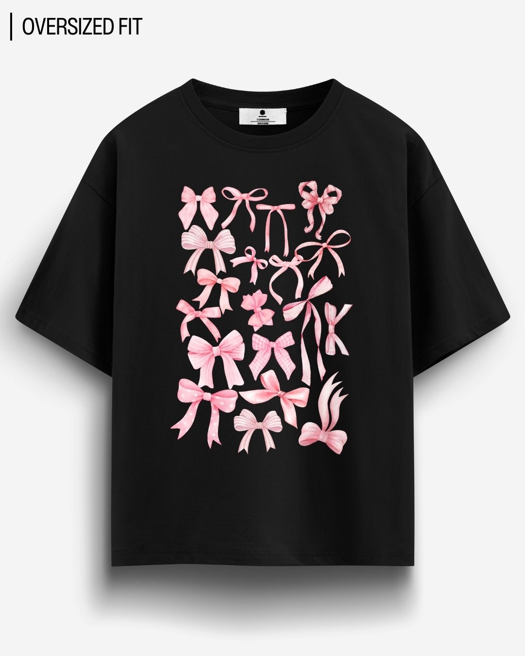 PRINCESS BOWS OVERSIZED T-SHIRT