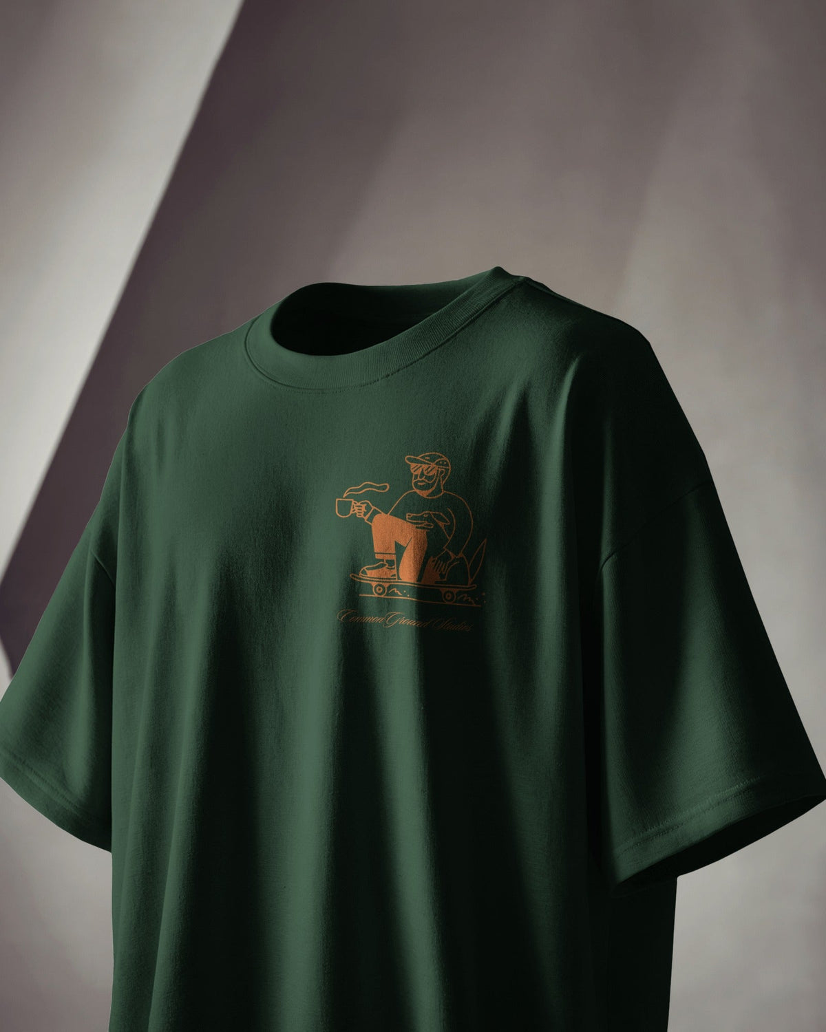 SLOW SUNDAYS COFFEE CLUB OVERSIZED T-SHIRT