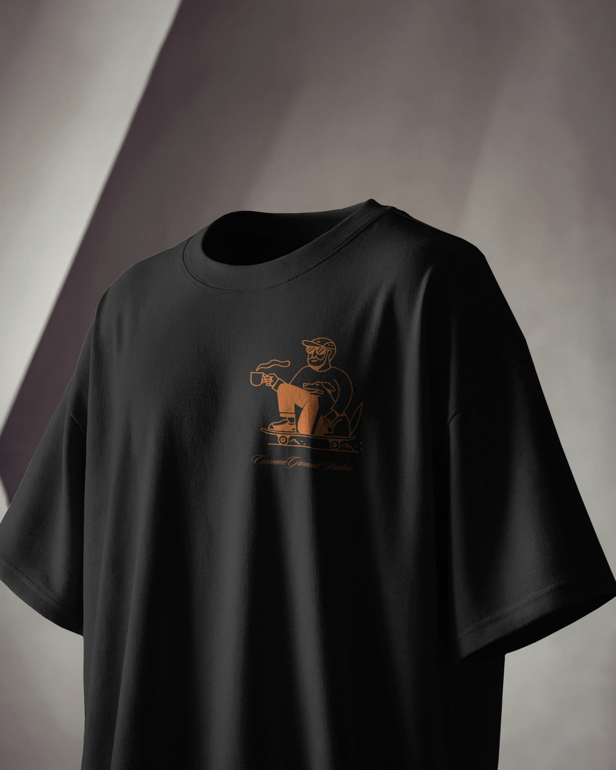 SLOW SUNDAYS COFFEE CLUB OVERSIZED T-SHIRT