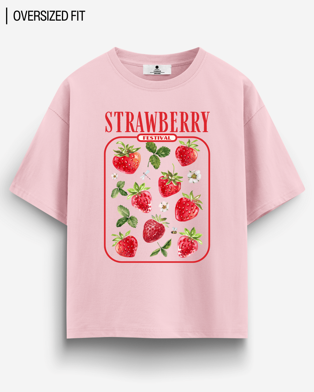 STRAWBERRY FESTIVAL OVERSIZED T-SHIRT