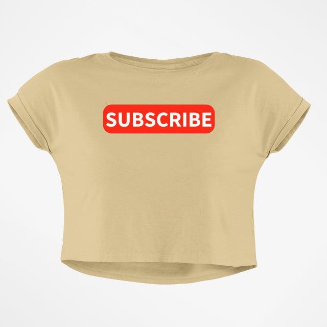 SUBSCRIBE CROP TOP