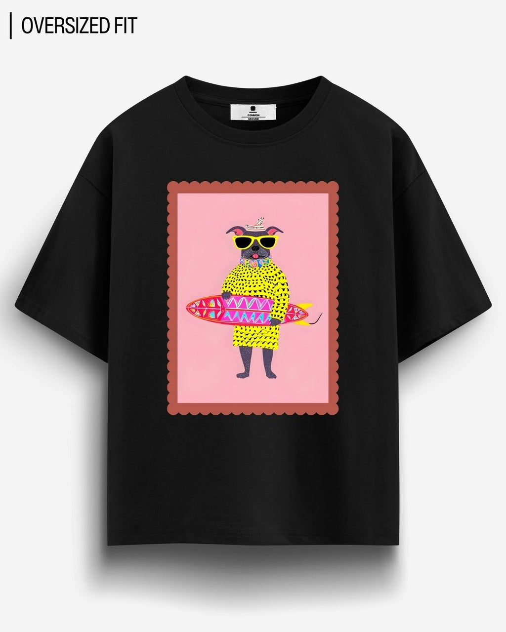 SURFER DOG OVERSIZED T-SHIRT