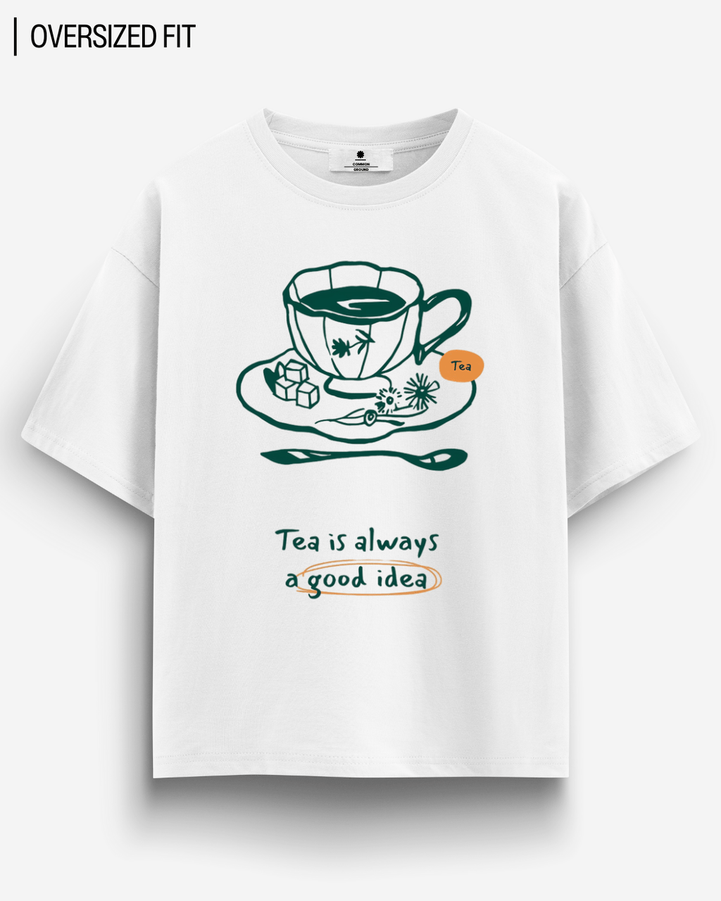 TEA OVERSIZED T-SHIRT