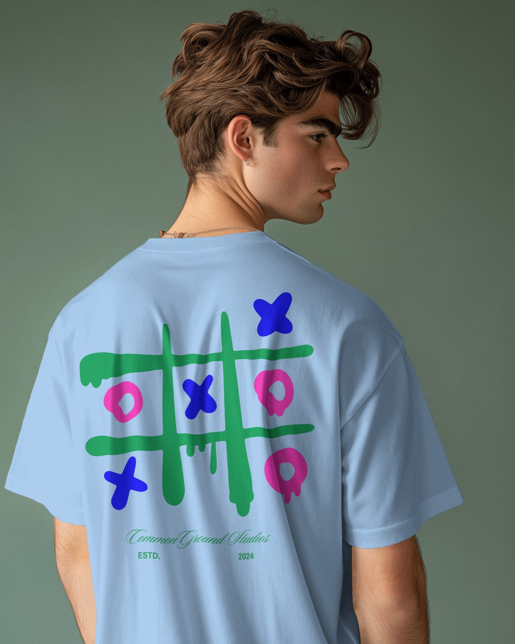 TIC TAC TOE OVERSIZED T-SHIRT