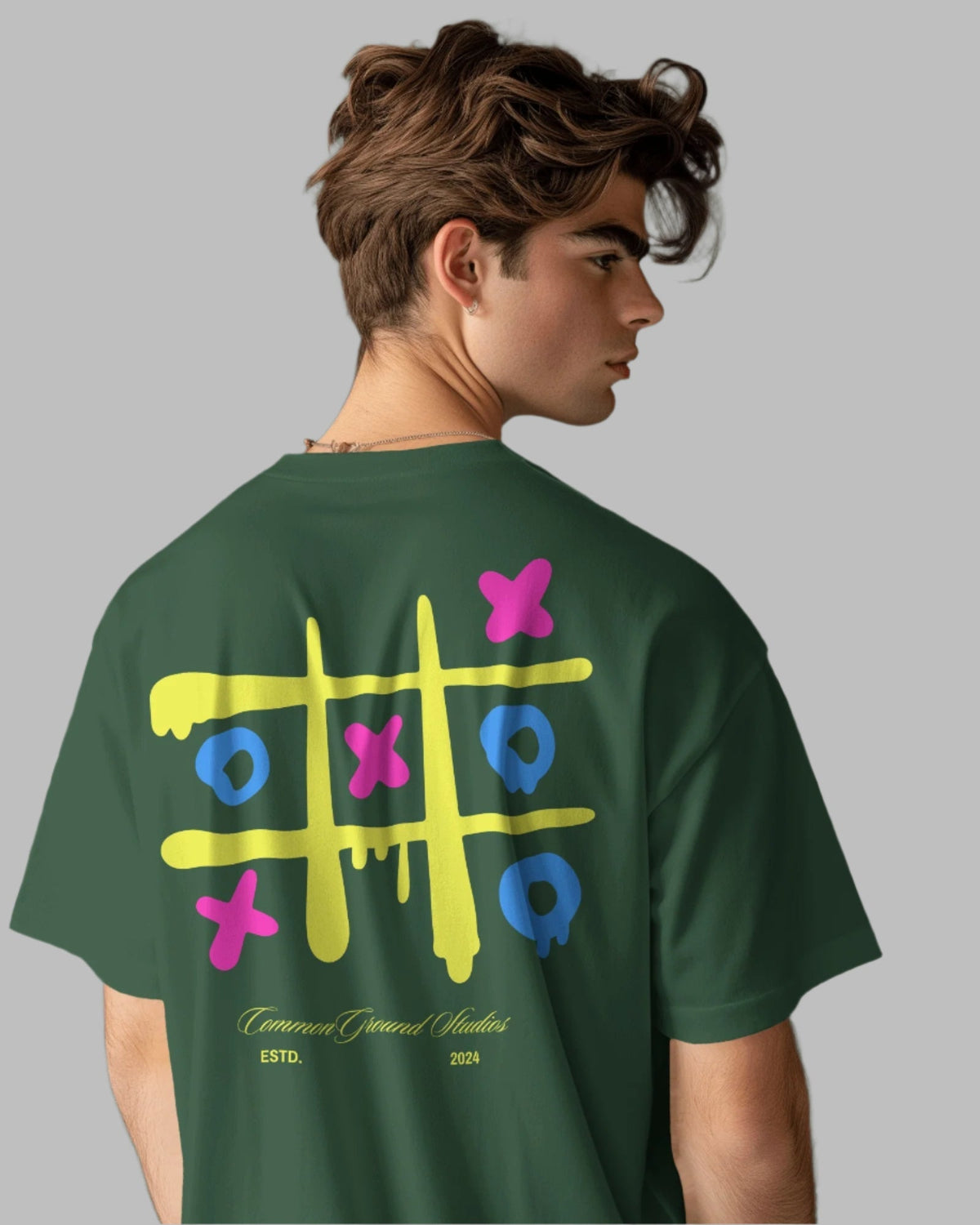TIC TAC TOE OVERSIZED T-SHIRT