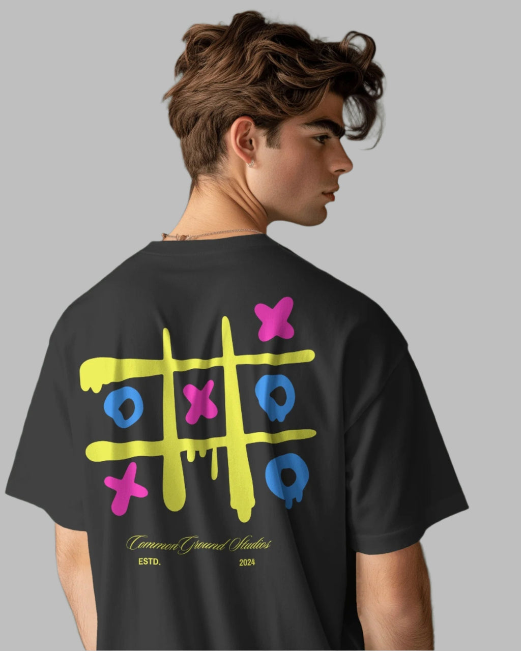 TIC TAC TOE OVERSIZED T-SHIRT