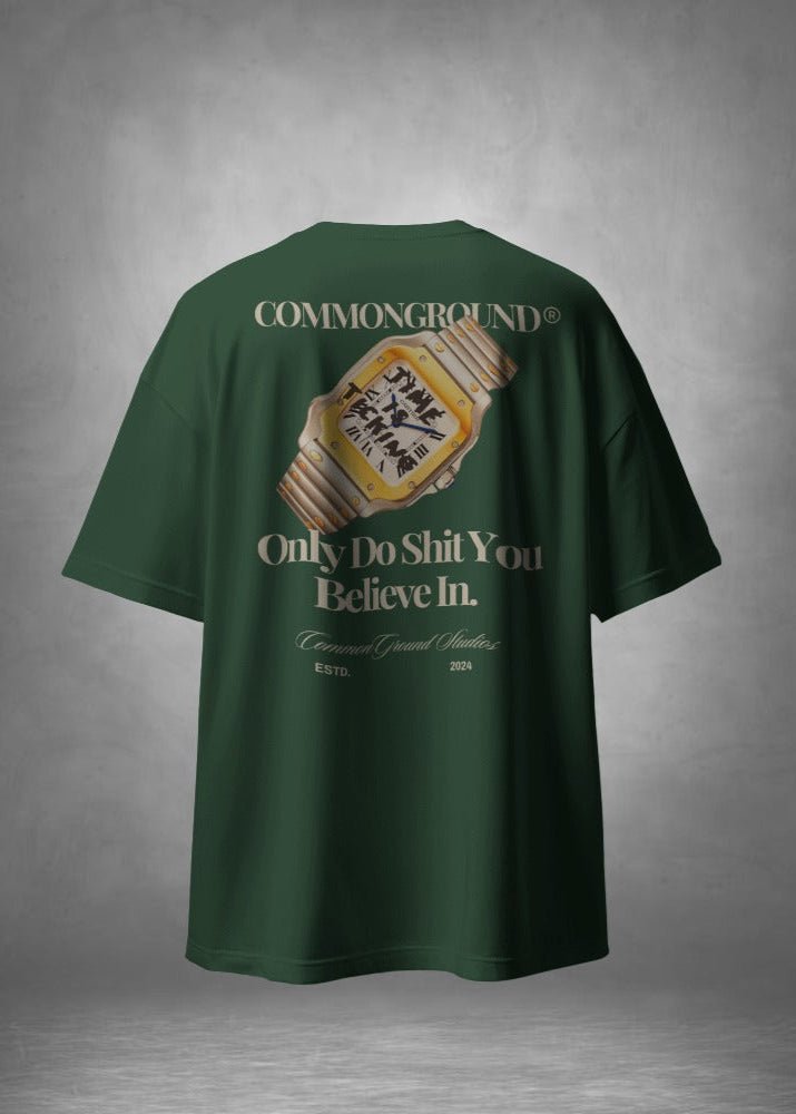 TIME IS TICKING OVERSIZED T-SHIRT