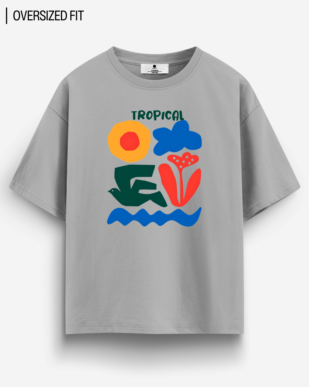 TROPICAL OVERSIZED T-SHIRT