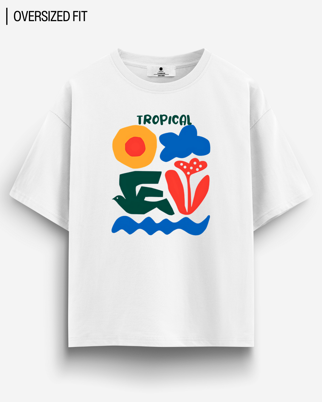 TROPICAL OVERSIZED T-SHIRT