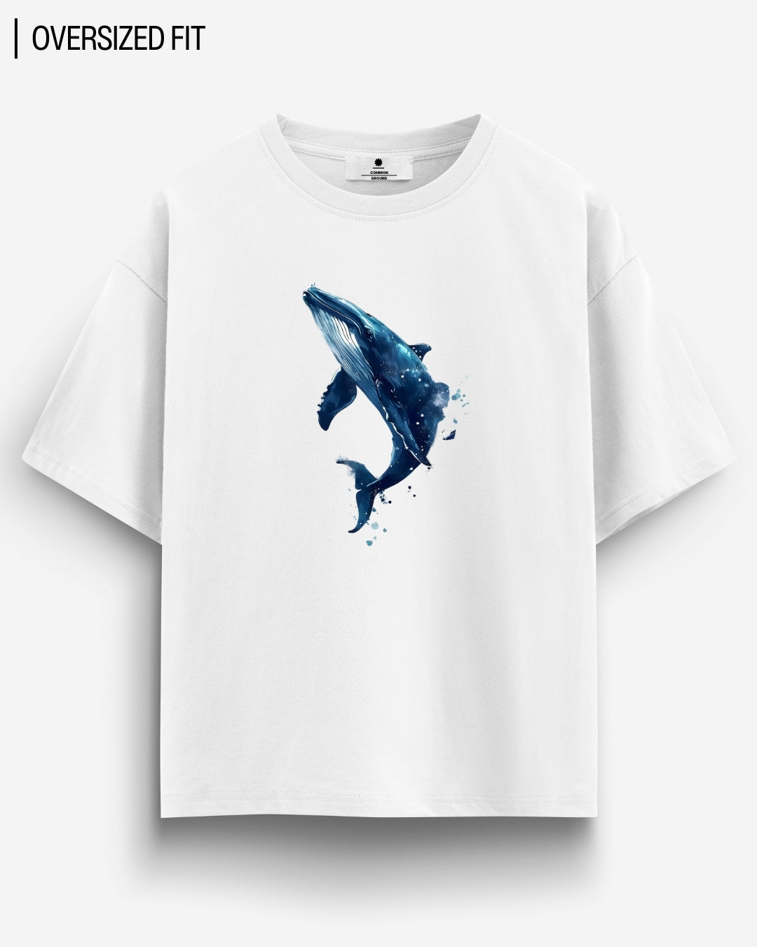 WHALE OVERSIZED T-SHIRT